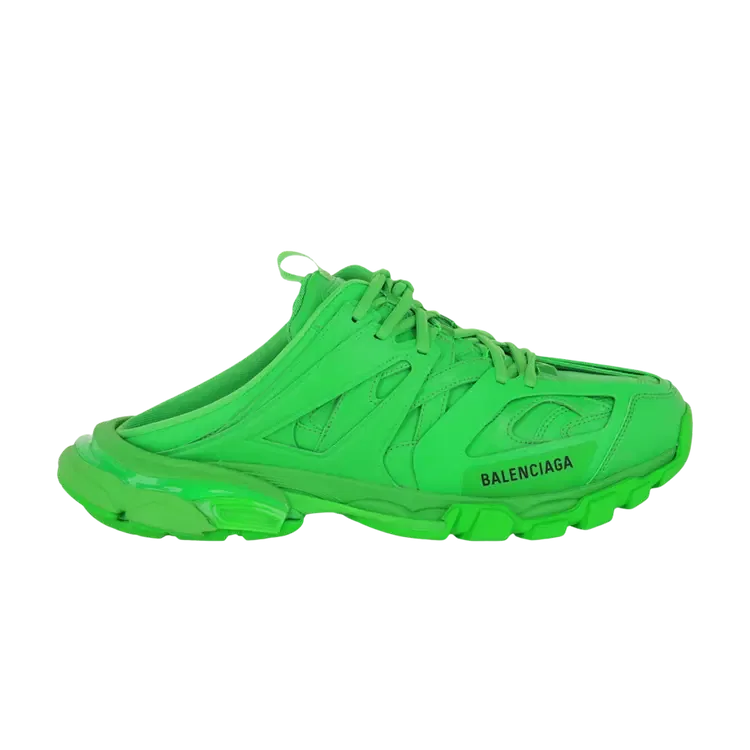 Мюли на шнуровке Balenciaga, зеленый