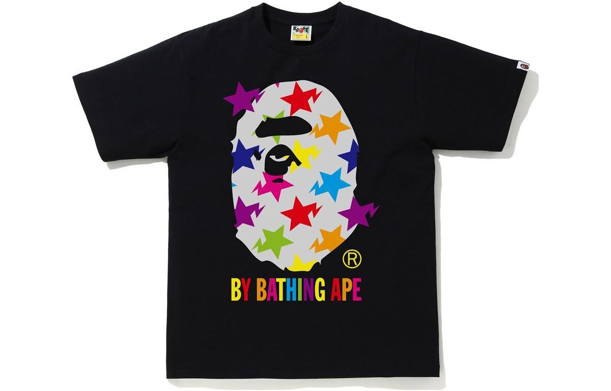 

Футболка Ape Head Series для мужчин A Bathing Ape, черный