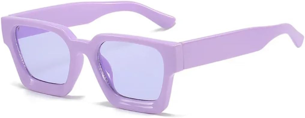 

Модные женские солнцезащитные очки класса люкс в стиле ретро с градиентом синего цвета, мужские солнцезащитные очки с защитой от УФ-излучения UV400 VFDHN, Purple Purple