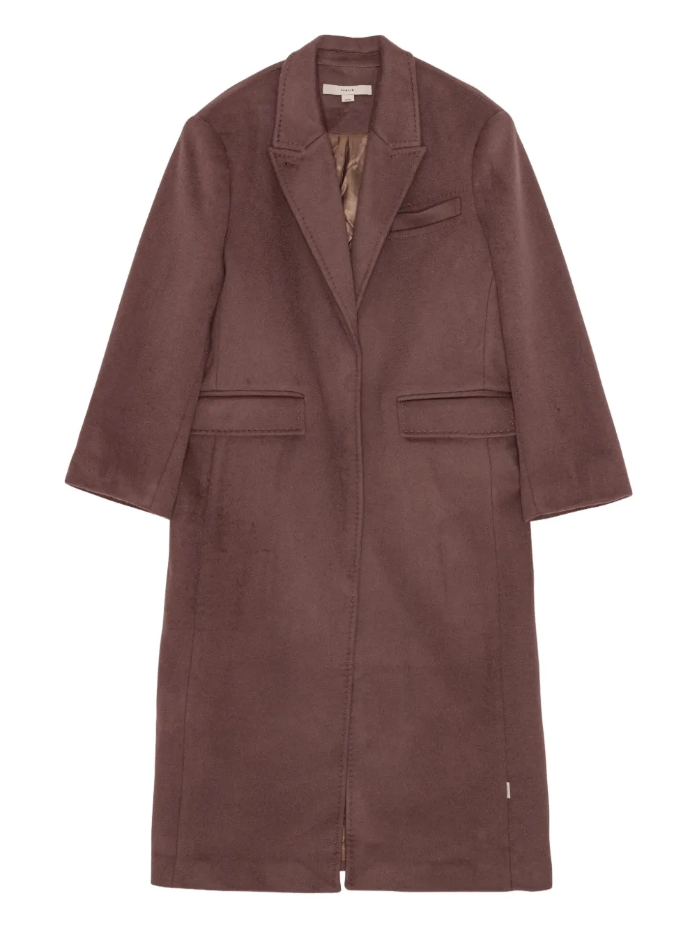 

Шерстяное пальто с объемными плечами REMAIN, коричневый