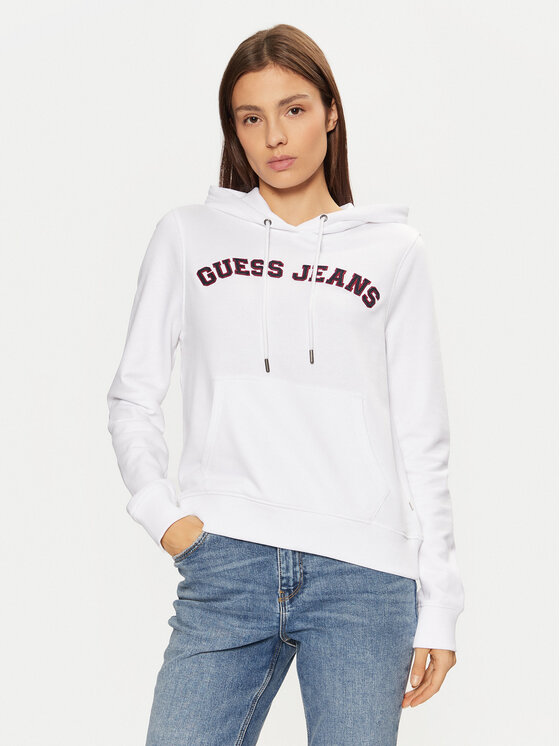 

Толстовка обычного кроя W5RQ17 K68I4 Guess Jeans, белый