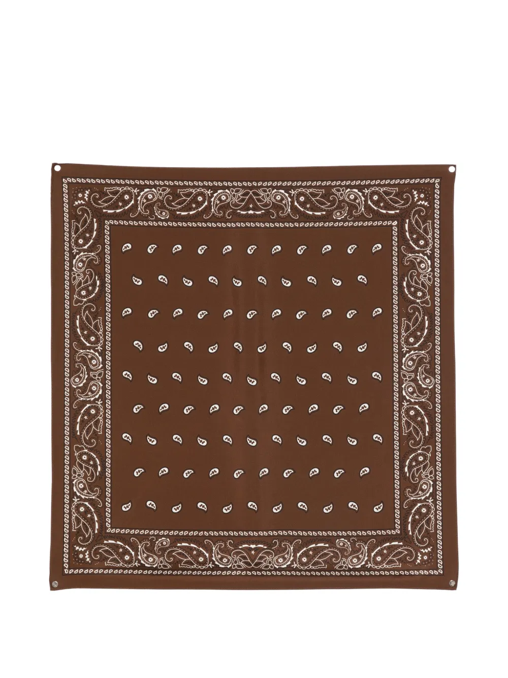 

Шарф с принтом "пейсли" P.A.R.O.S.H., коричневый