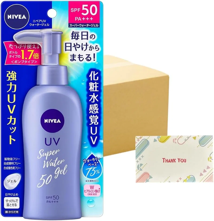 Солнцезащитный гель SPF50/PA+++ Kao Nivea, набор 24 шт., 140 г Kunutonn