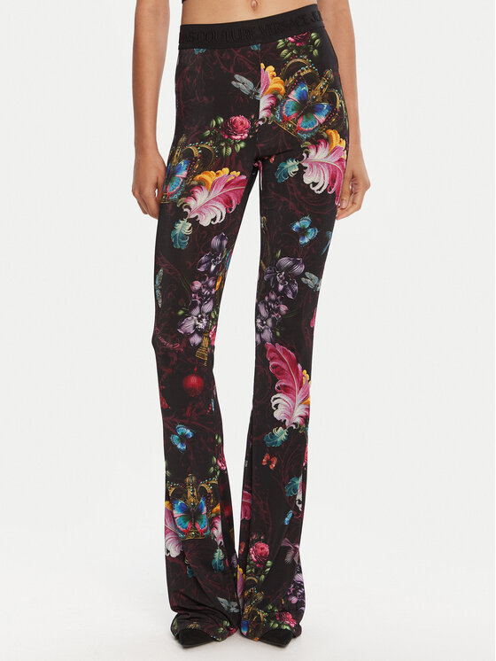 

Леггинсы flare fit 79HAC107 JS487 Versace Jeans Couture, мультиколор