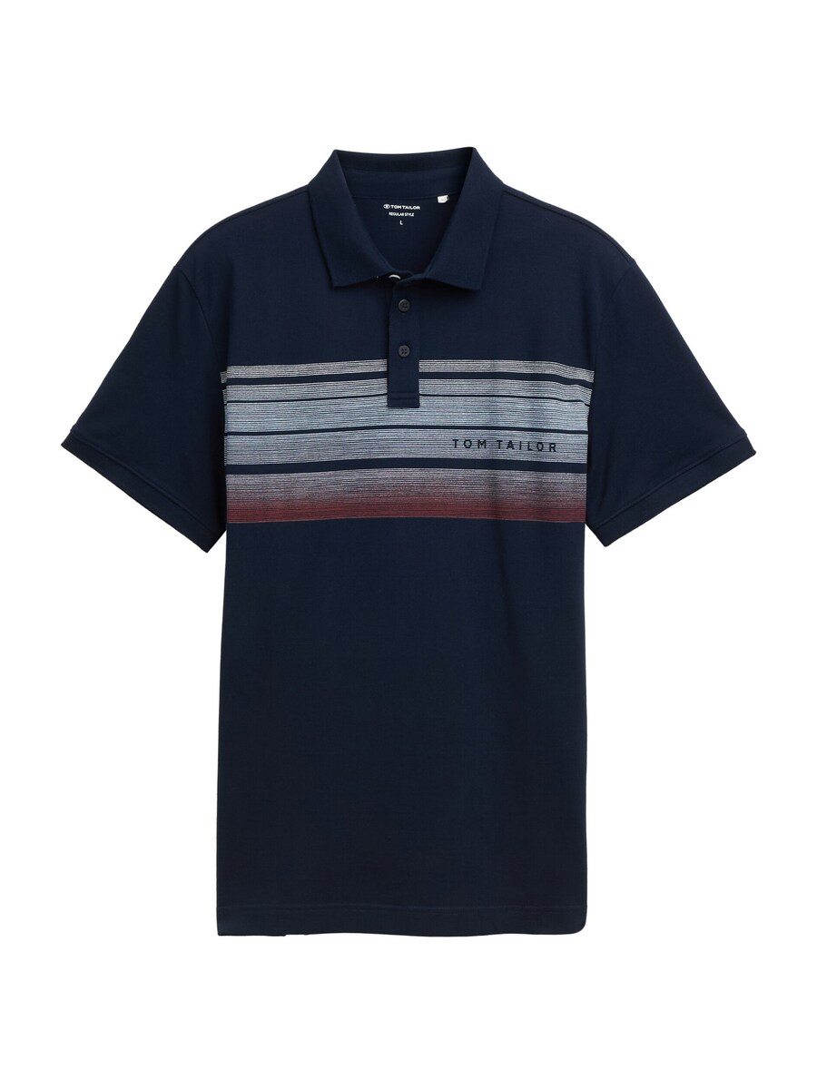 

Рубашка TOM TAILOR, цвет Pastel blue/Dark blue