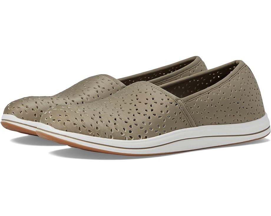 

Кроссовки Clarks Breeze Emily, цвет Olive Synthetic