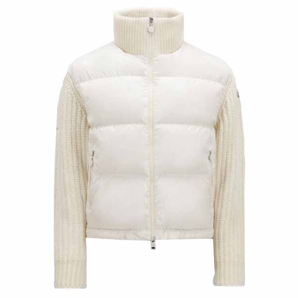 

Пуховик женский молочно-белый Moncler
