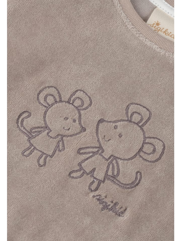 Sigikid Футболка с длинными рукавами Nicki Classic Baby серого цвета — фото 3