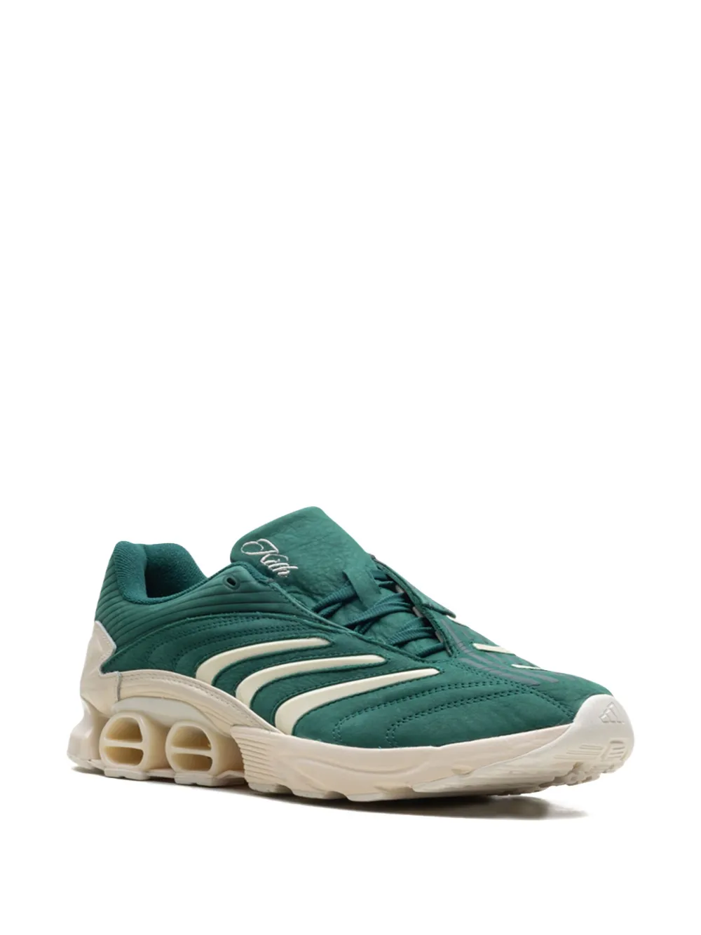 Кроссовки Megaride Scarab/White из коллаборации с Kith Predator Adidas, зеленый — фото 2