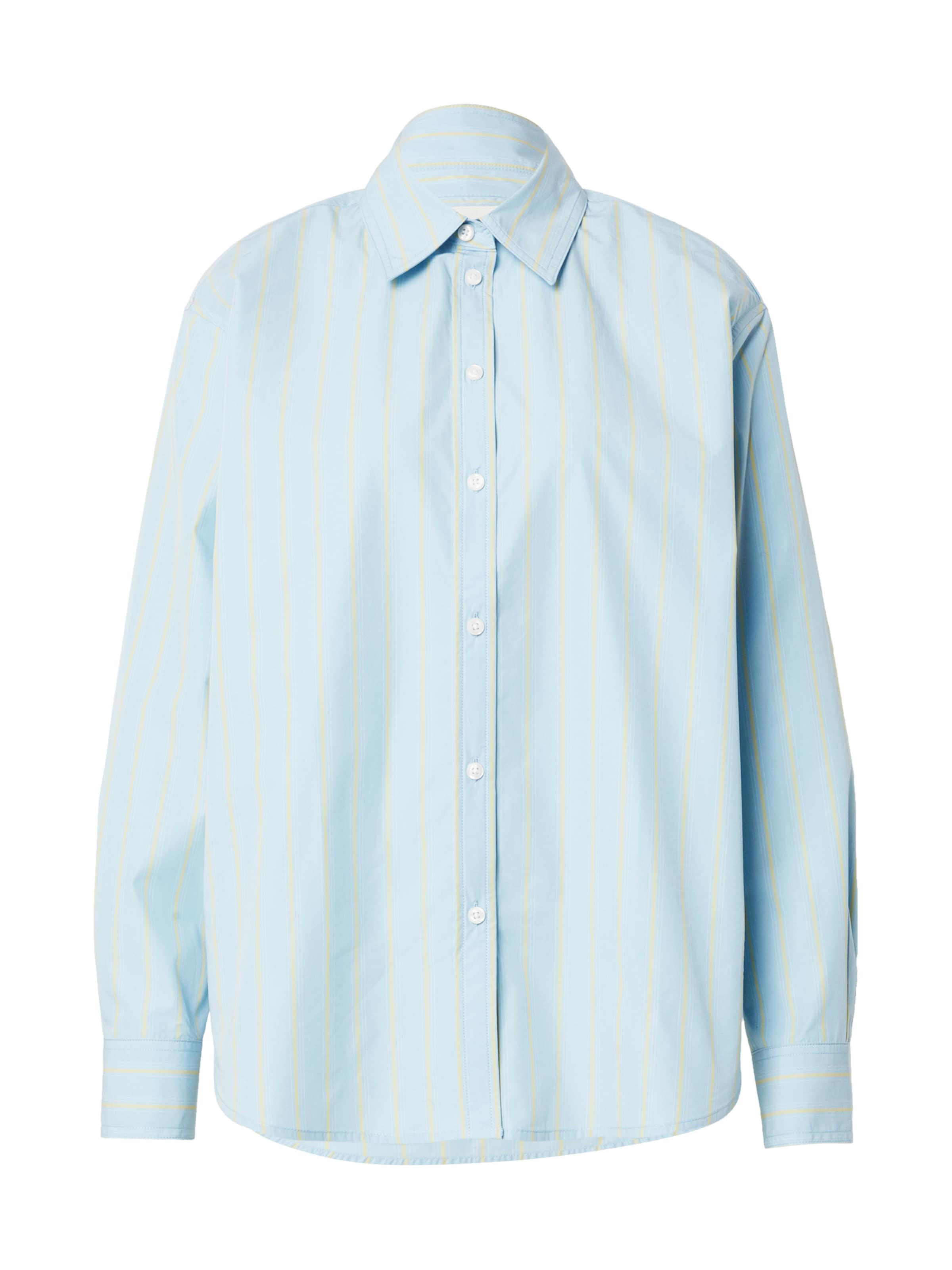 

Calvin Klein Jeans Рубашка в пастельно-голубом цвете