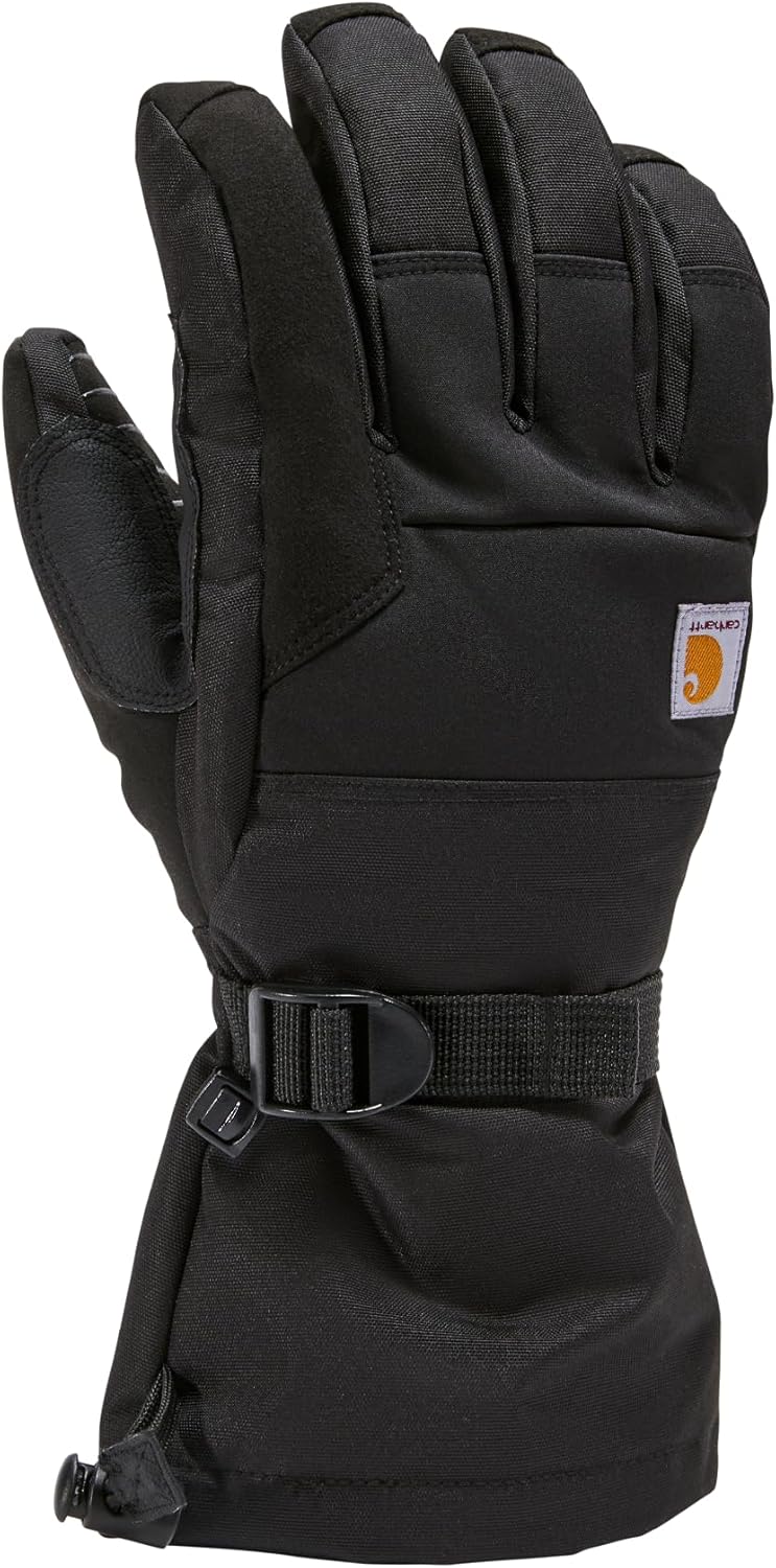 

Carhartt мужские утепленные перчатки Storm Defender с подкладкой, Black