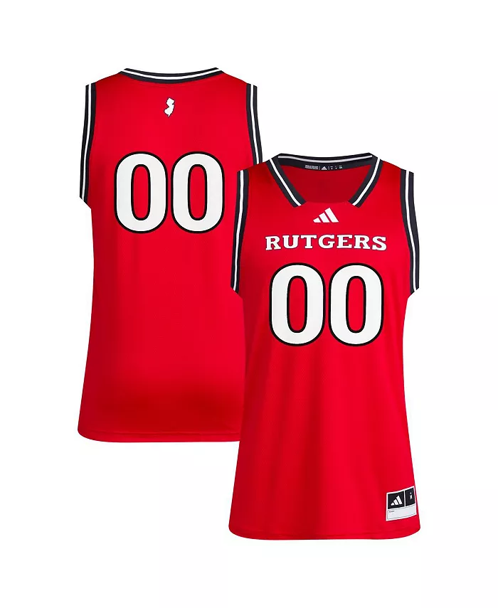 

Мужская 00 Scarlet Rutgers Scarlet Knights реплика джерси Swingman adidas