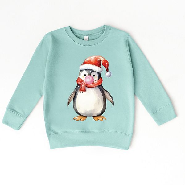 

Водолазка с принтом водяного пингвина bubblegum для малышей The Juniper Shop, Seafoam