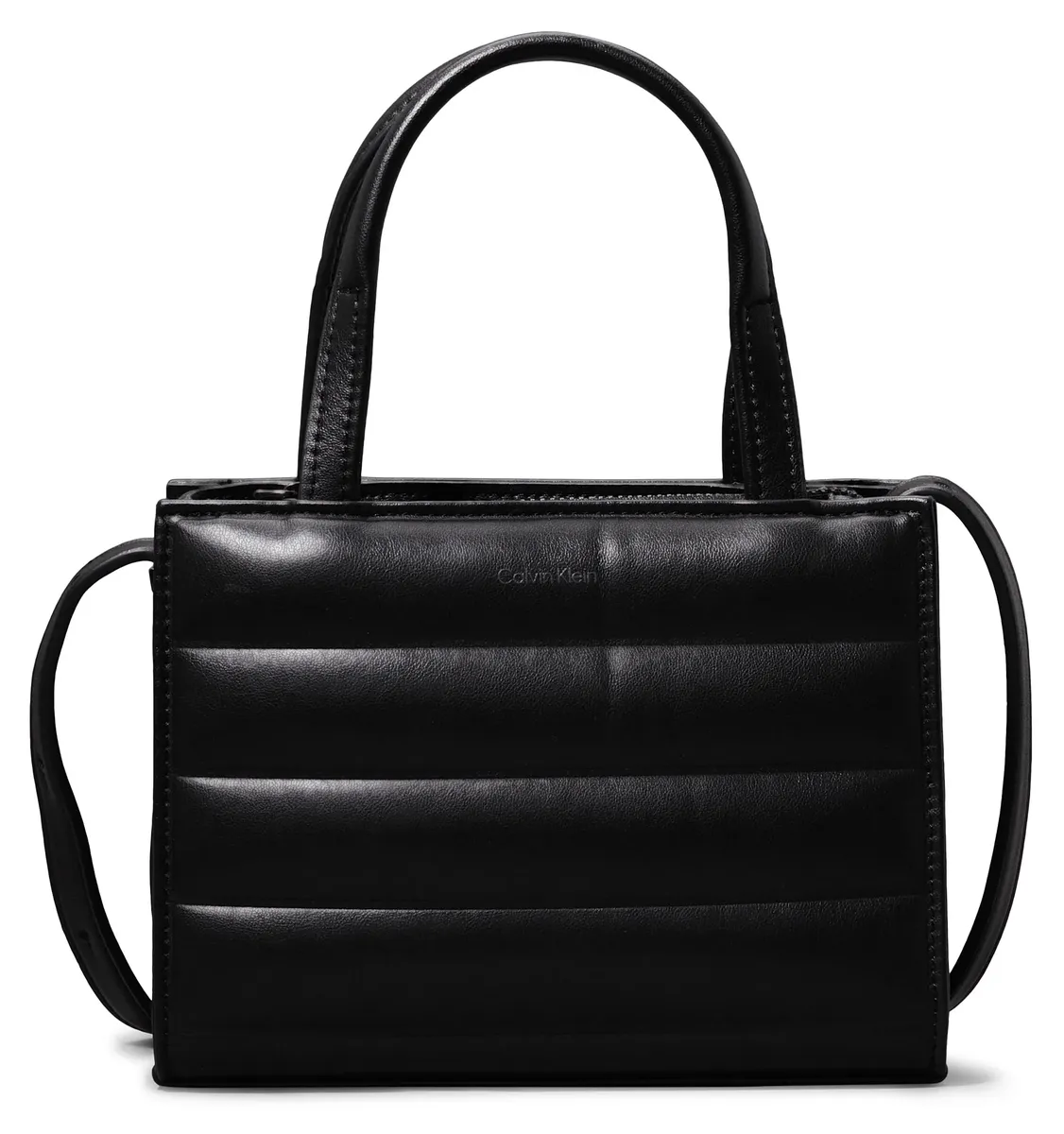 

Мини-сумка Calvin Klein "LINE QUILT MINI TOTE", маленькая, женская сумка, стеганый вид, цвет Ck Black