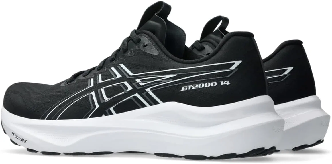 Кроссовки ASICS Men's GT-2000 14, Black White — фото 3