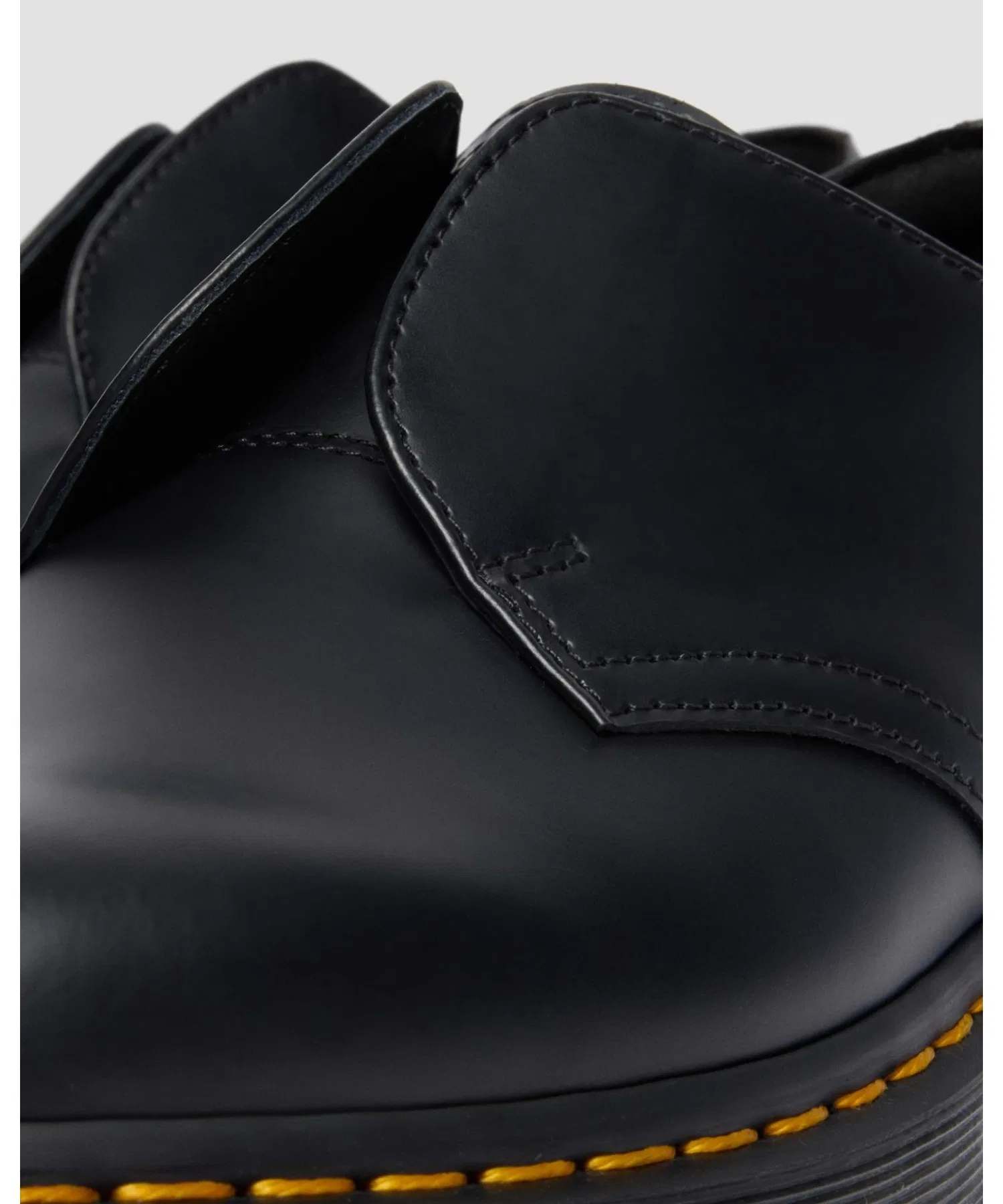 Унисекс слипоны Dr. Martens 1461 LACELESS из гладкой кожи чёрные — фото 4
