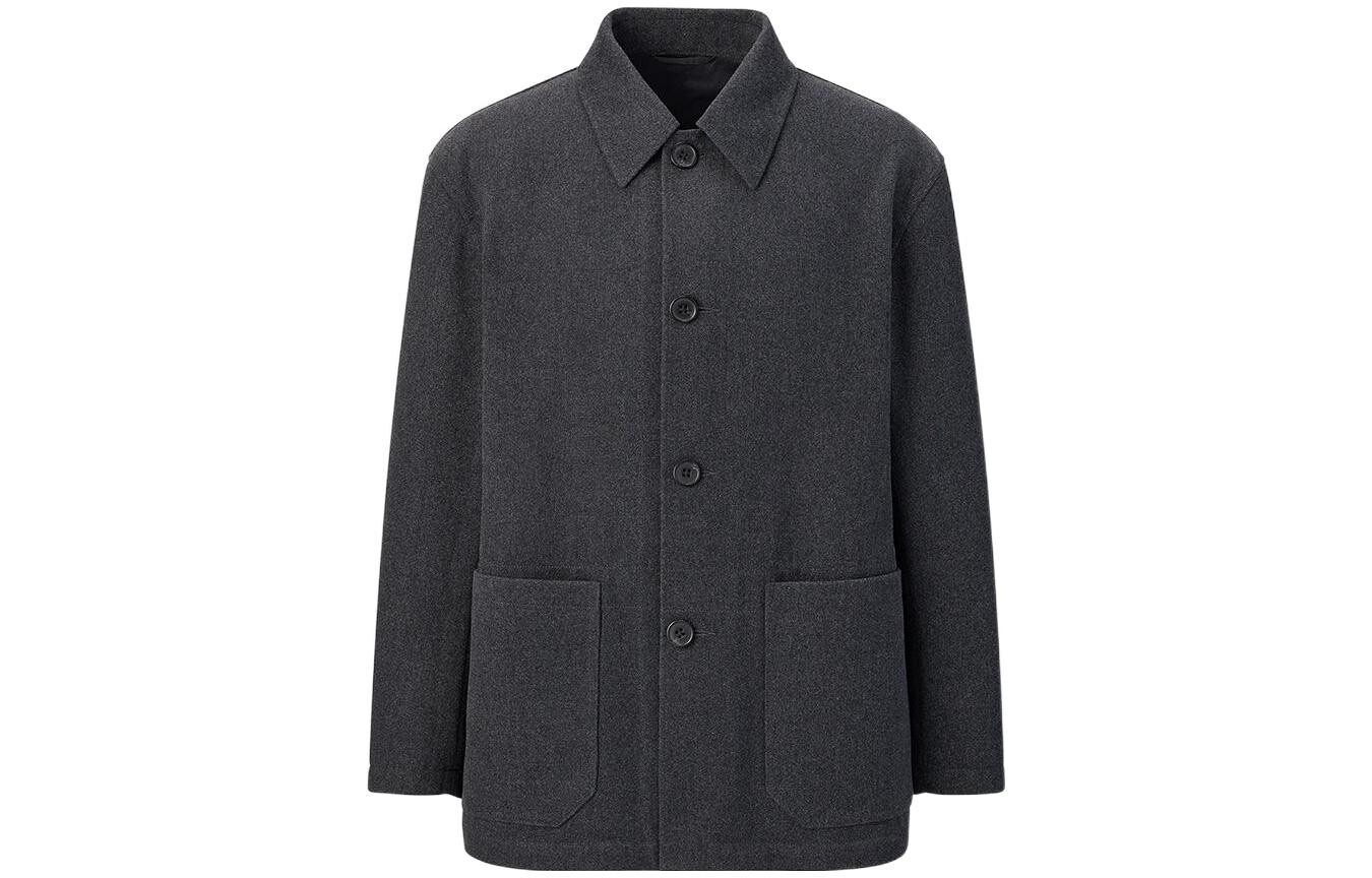 

Куртка мужская темно-серая Uniqlo, темно-серый