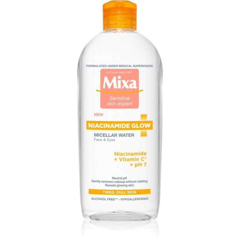 

Мицеллярная вода MIXA Niacinamine Glow с осветляющим эффектом 400 мл