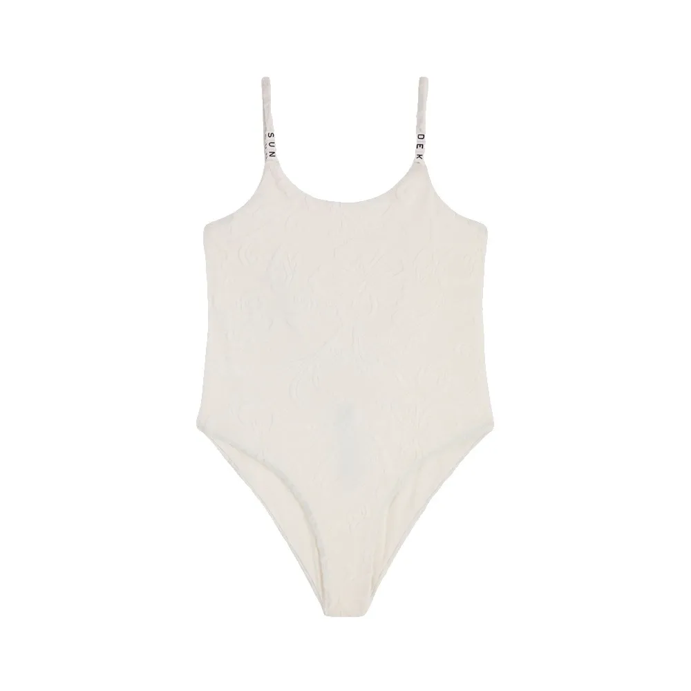 

Цельный купальник Sundek Terry, белый