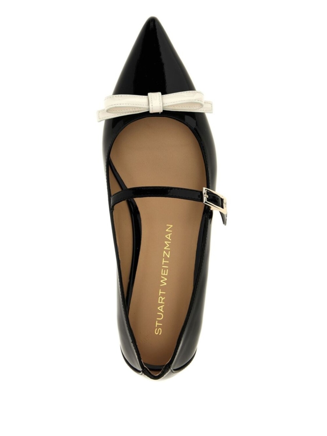 Балетки Stuart Weitzman Felicity, черный — фото 4