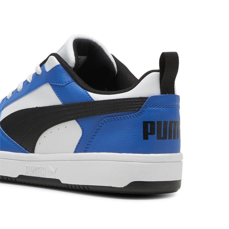 Кроссовки Rebound V6 Low для взрослых PUMA White Black Team Royal Blue — фото 2