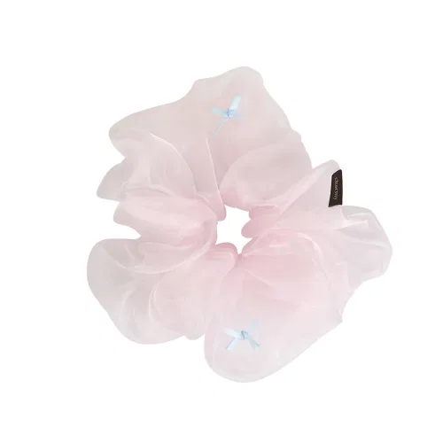 Резинка для волос CHARMY Baby Ribbon Scrunchie, розовый — фото 2
