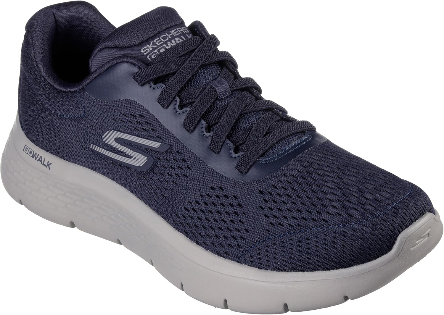 

Мужские слипоны Skechers Respected - LoletoMoc с эластичной шнуровкой, синий/серый/темно-синий
