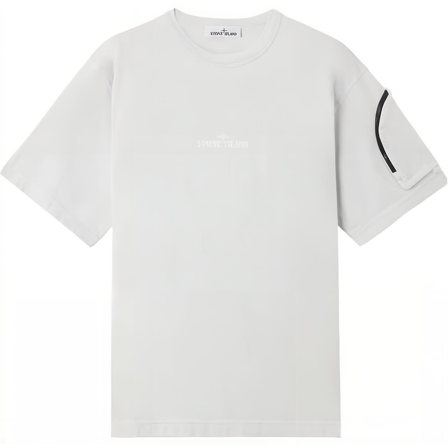 

Хлопковая футболка с коротким рукавом STONE ISLAND, синий