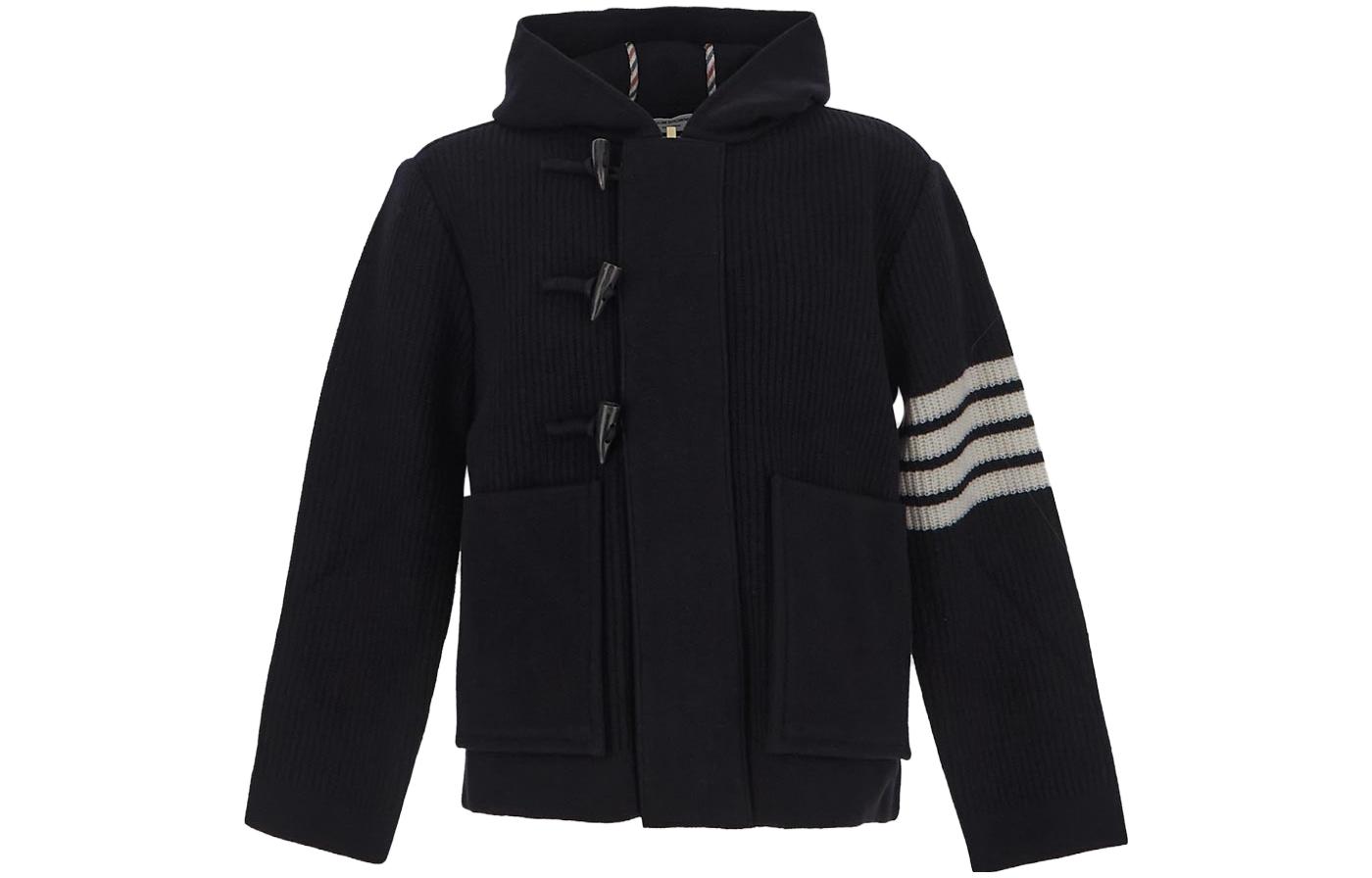 

THOM BROWNE Стильная куртка с полосками, Blue