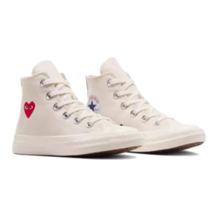 Chuck Taylor All Star 70 Hi Comme Des Garcons PLAY Single Heart Milk PS Converse, красный — фото 3