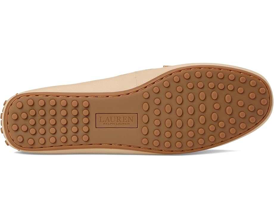 Лоферы Lauren Ralph Lauren Barnsbury Pebbled Leather Driver, цвет Sand Dune — фото 3