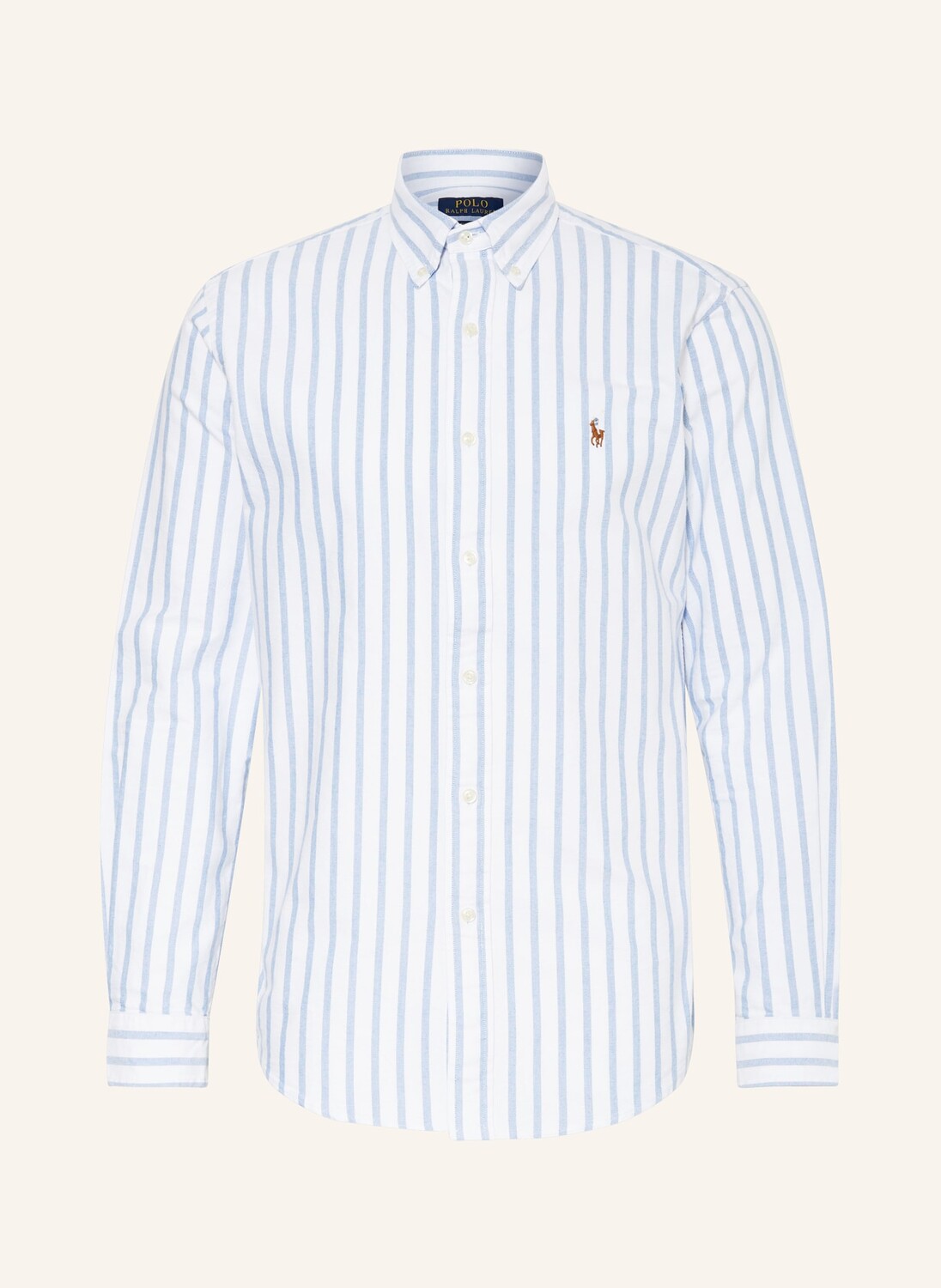 

Оксфордская рубашка по индивидуальному заказу Polo Ralph Lauren, белый