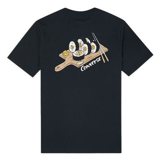 

Футболка sushi graphic short sleeve pocket t-shirt 'black' Converse, черный