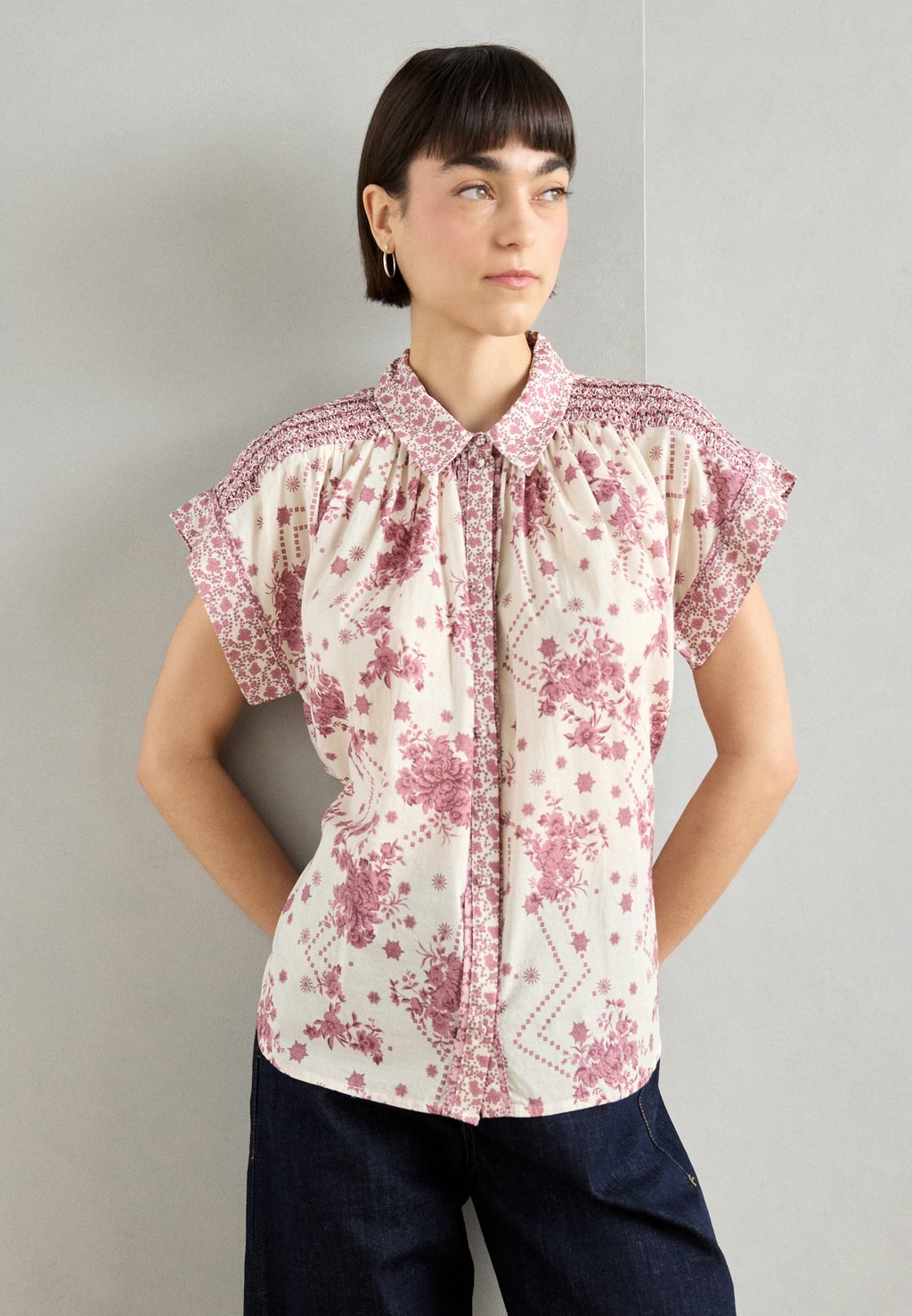 

Блузка на пуговицах SHIRT Lollys Laundry, светло-розовый