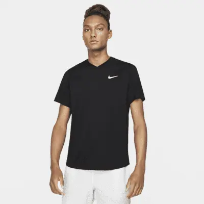 

Футболка Nike NikeCourt Dri-FIT Victory, черный/белый
