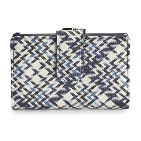 

Индексатор-кошелек Abbey с блокировкой RFID Unbranded, цвет navy plaid