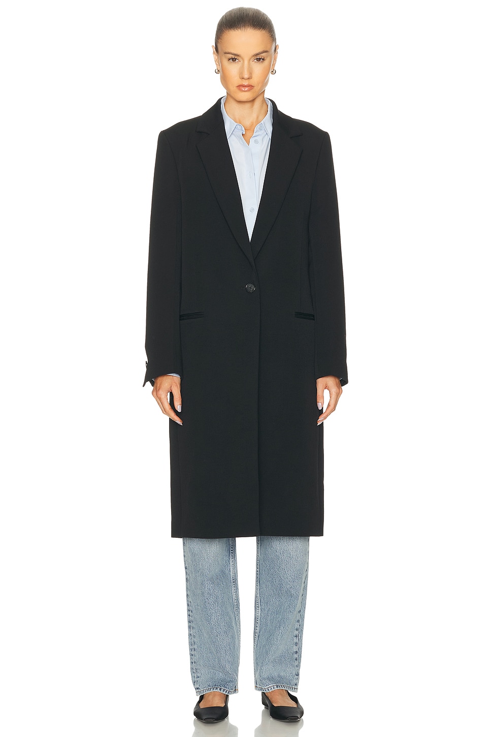 

Классическое пальто с подгонкой по фигуре Toteme, Black
