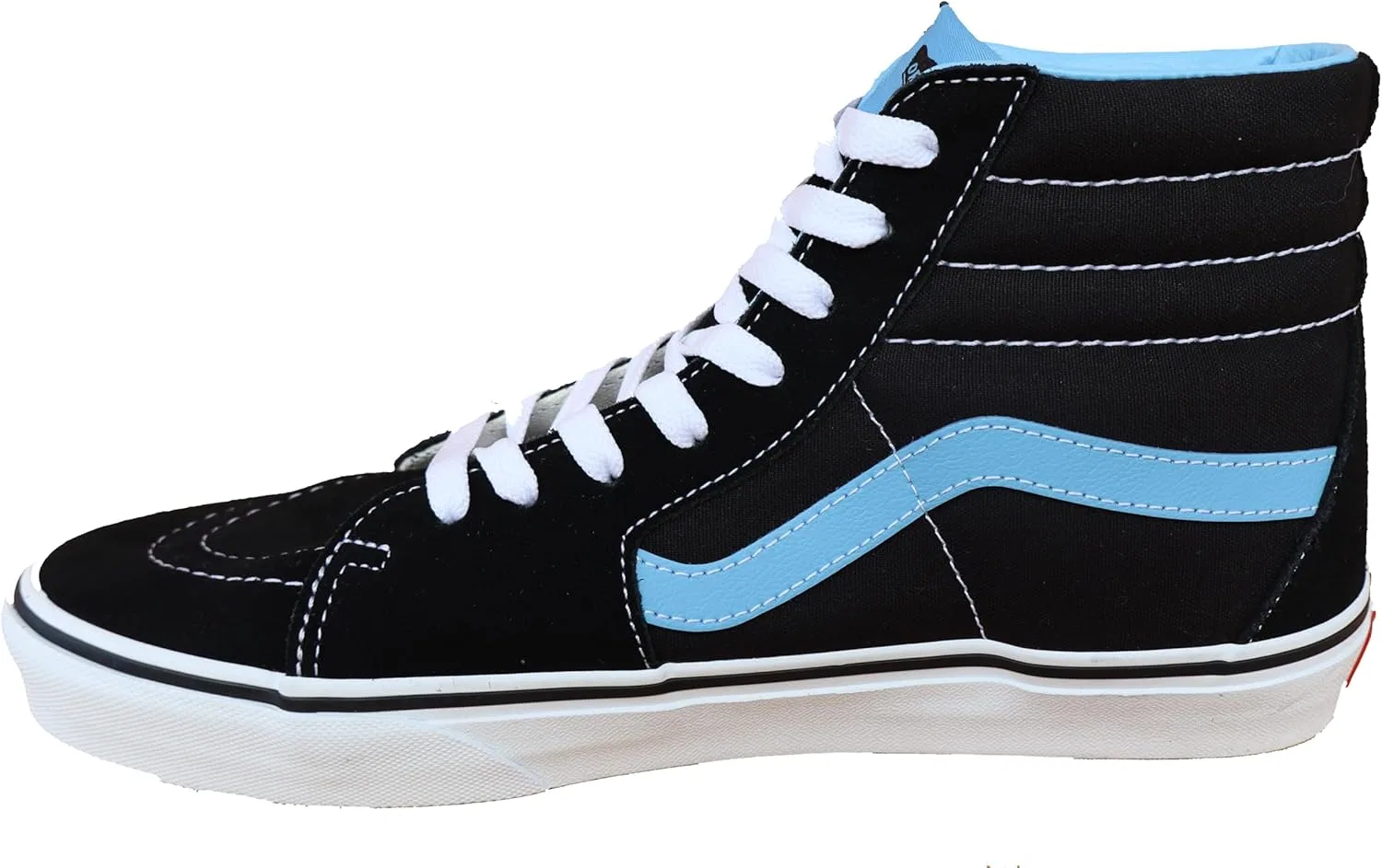 Мужские кроссовки Vans Sk8-Hi из черной кожи и текстиля — фото 2