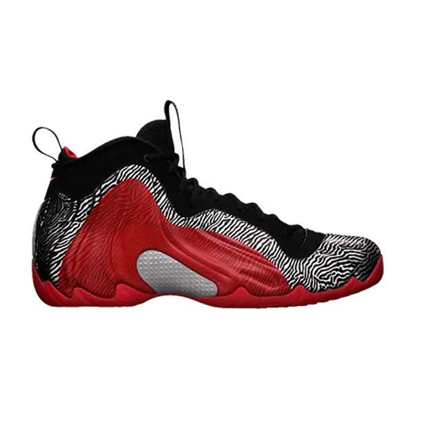 

Кроссовки Nike Air Flightposite Exposed 'Zebra', серебряный, Серый, Кроссовки Nike Air Flightposite Exposed 'Zebra', серебряный