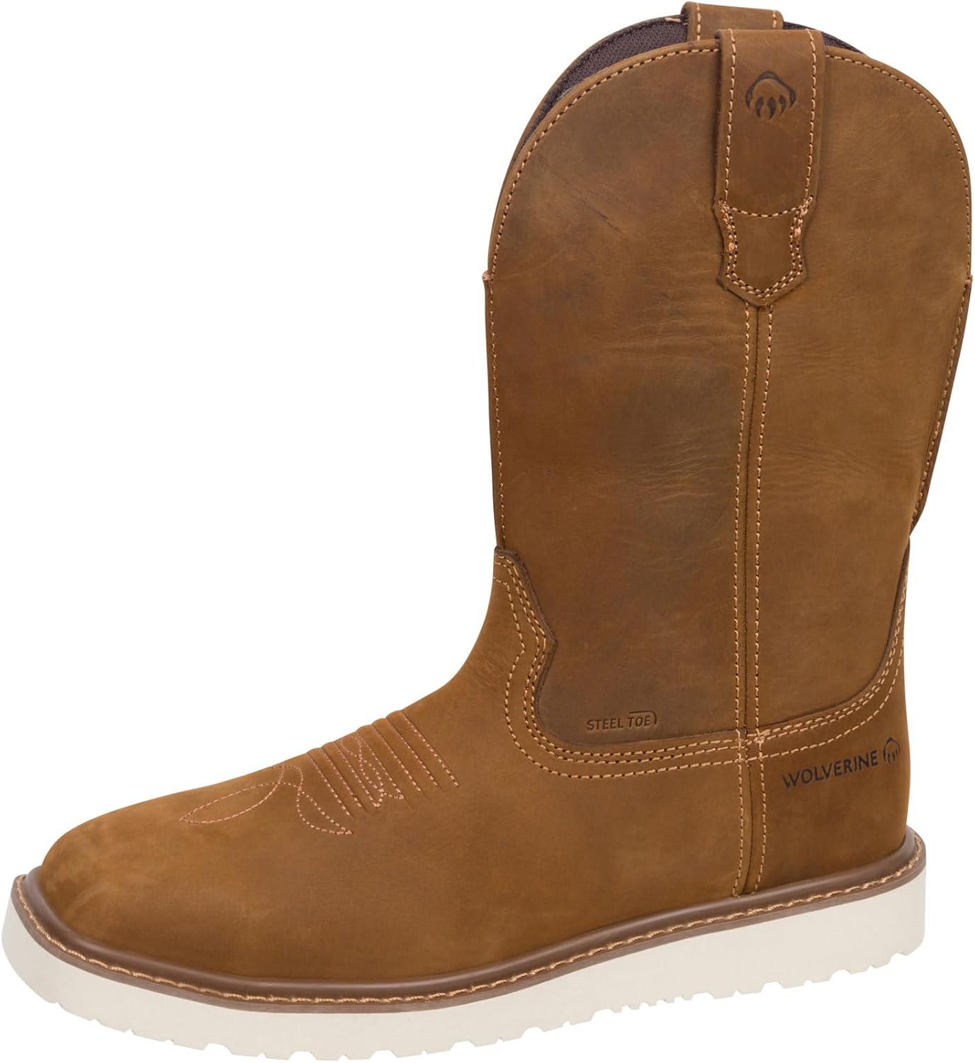 

Мужские ботинки Wolverine Bronc Wedge с высоким берцем и стальным носком, Birch