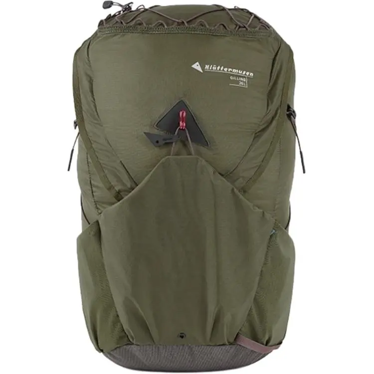 

Klattermusen 26-литровый альпинистский рюкзак для активного отдыха, изготовленный из переработанного нейлона, зеленого цвета, мужской