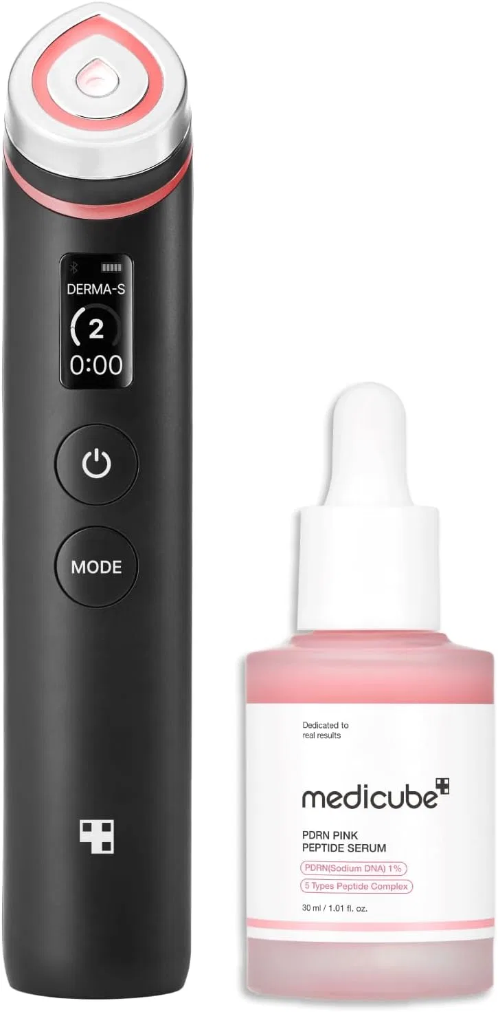 Набор для ухода за кожей Booster Pro Black + PDRN Ampur medicube