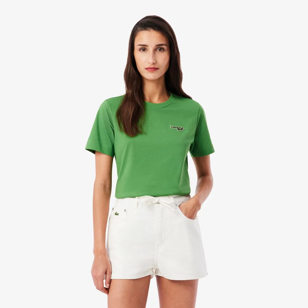 Футболка Lacoste Soft Branding, весенняя зелень