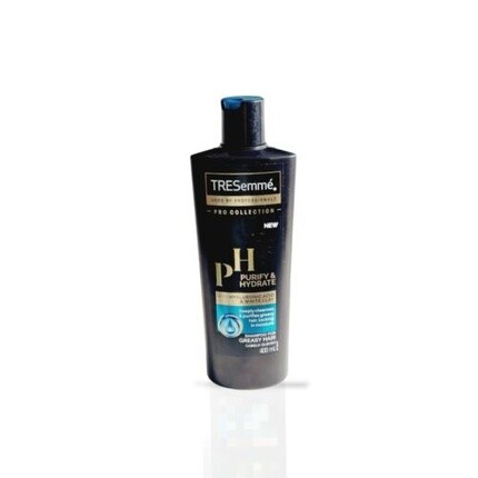 

Tresemme Purify Увлажняющий шампунь с гиалуроновой кислотой и белой глиной 400 мл для жирных волос, Tresemme