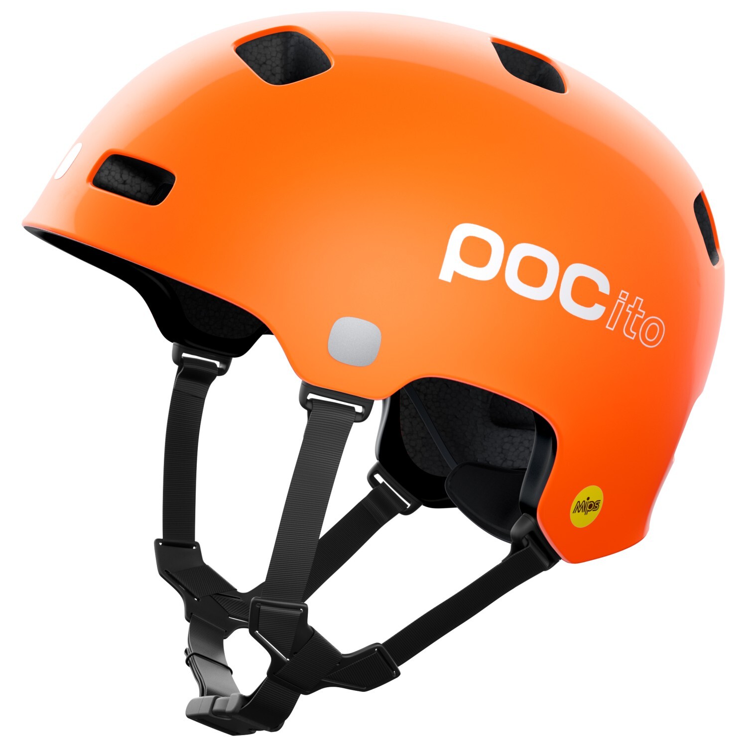 

Велосипедный шлем Poc Kid's POCito Crane MIPS, цвет Fluorescent Orange