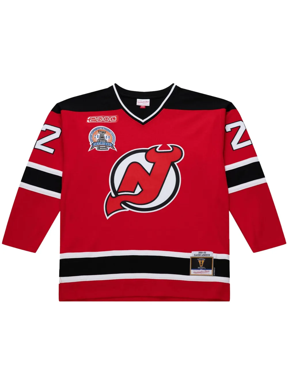 

Топ New Jersey Devils 1999/2000 Claude Lemieux Power Play Mitchell & Ness, красный