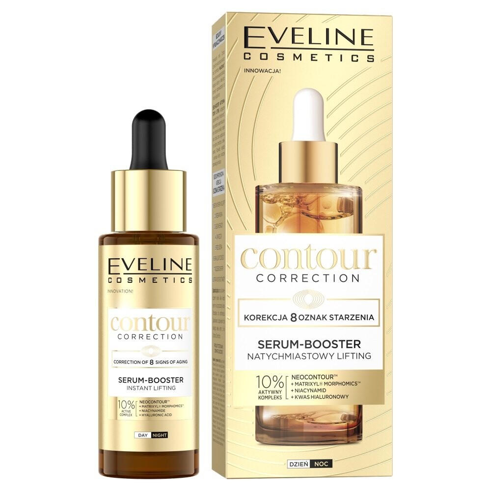 

Eveline Cosmetics, Контурная коррекция, сыворотка-бустер моментального лифтинга, 30мл