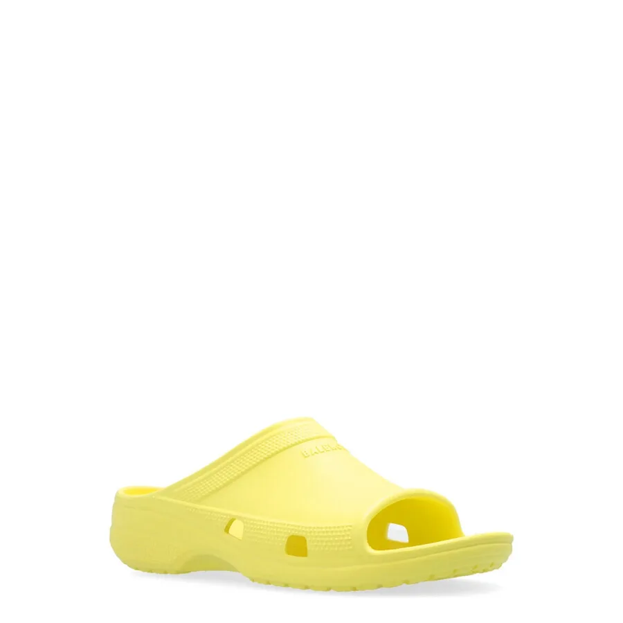 Шлепанцы Balenciaga Pool Crocs цвета цитрусовых — фото 2
