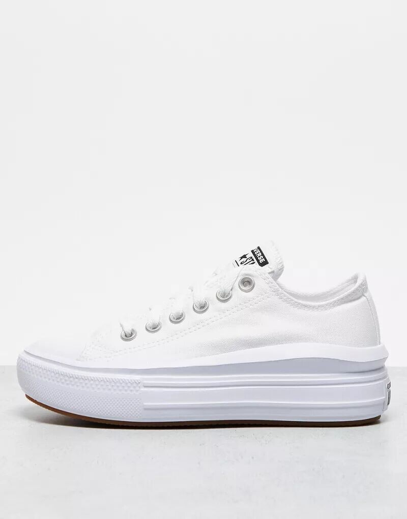 

Кроссовки Converse Chuck Taylor All Star Move Ox, белый/голубой
