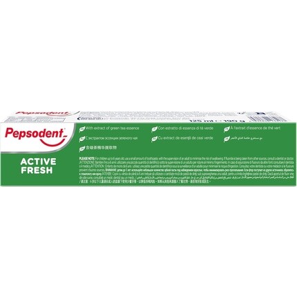 Зубная паста 125 мл Active Fresh с натуральными травами и зеленым чаем Pepsodent — фото 2